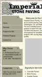 Mobile Screenshot of imperialstonepaving.com